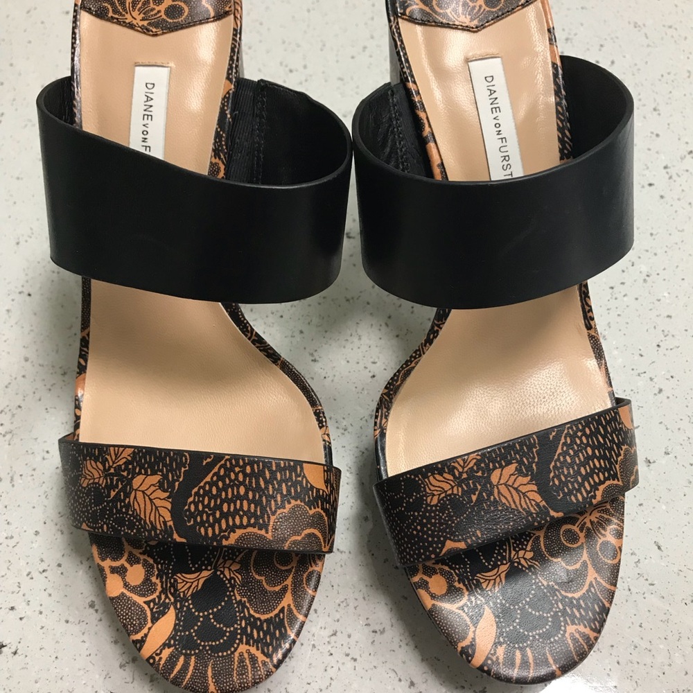 Diane Von Furstenberg Platforms.